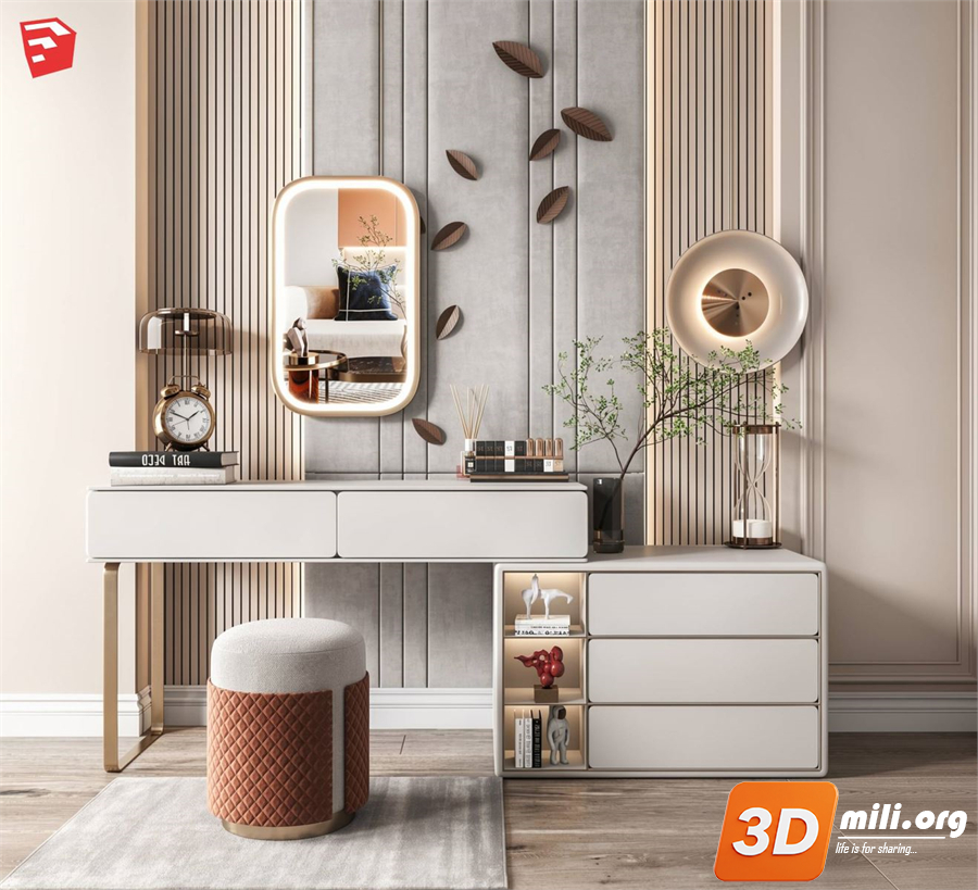 Dressing Table Skp Files 